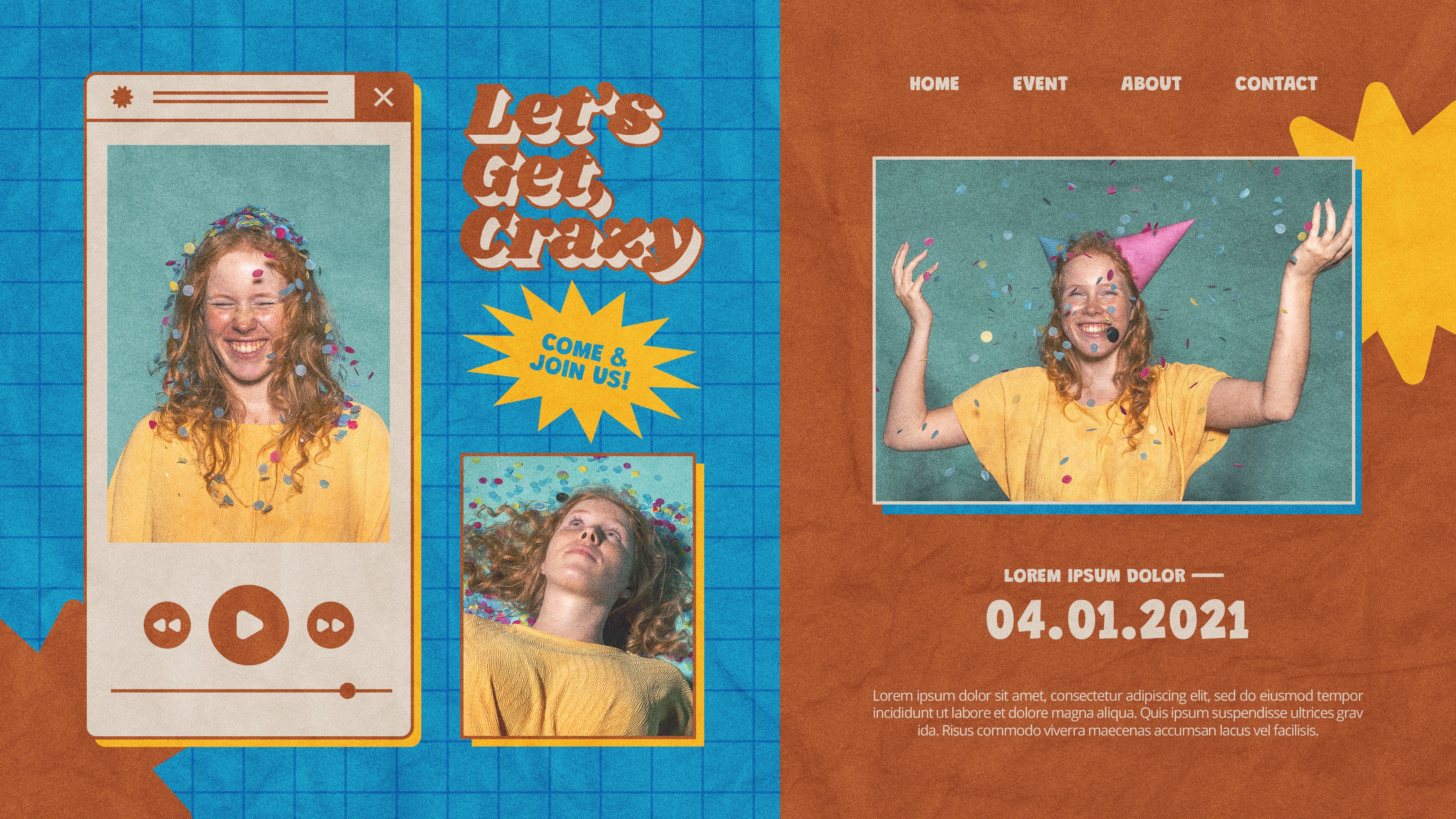11 American retro promotional party posters &mdash; preview 8