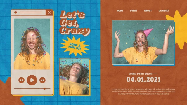 11 American retro promotional party posters &mdash; preview 8