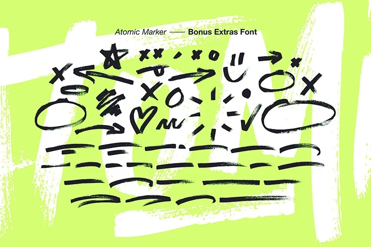 Graffiti marker pen fonts &mdash; preview 7