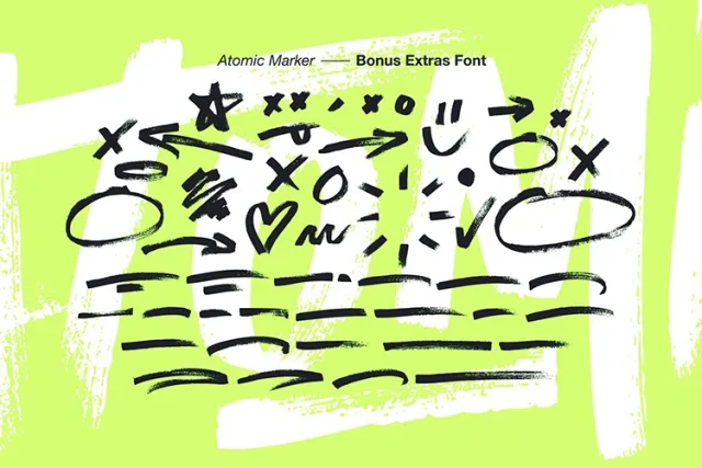 Graffiti marker pen fonts &mdash; preview 7