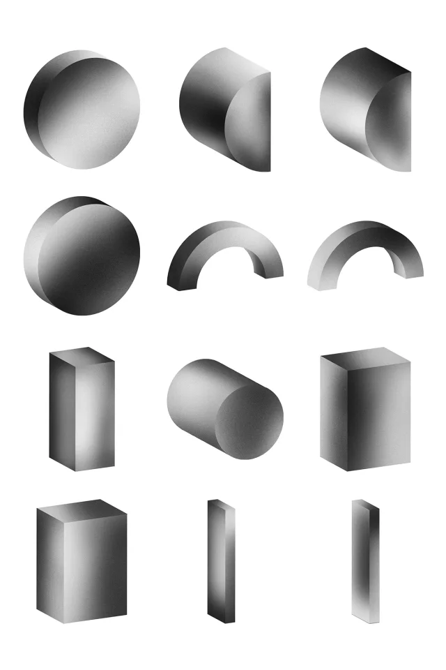 3D Shapes Grain Form preview 7