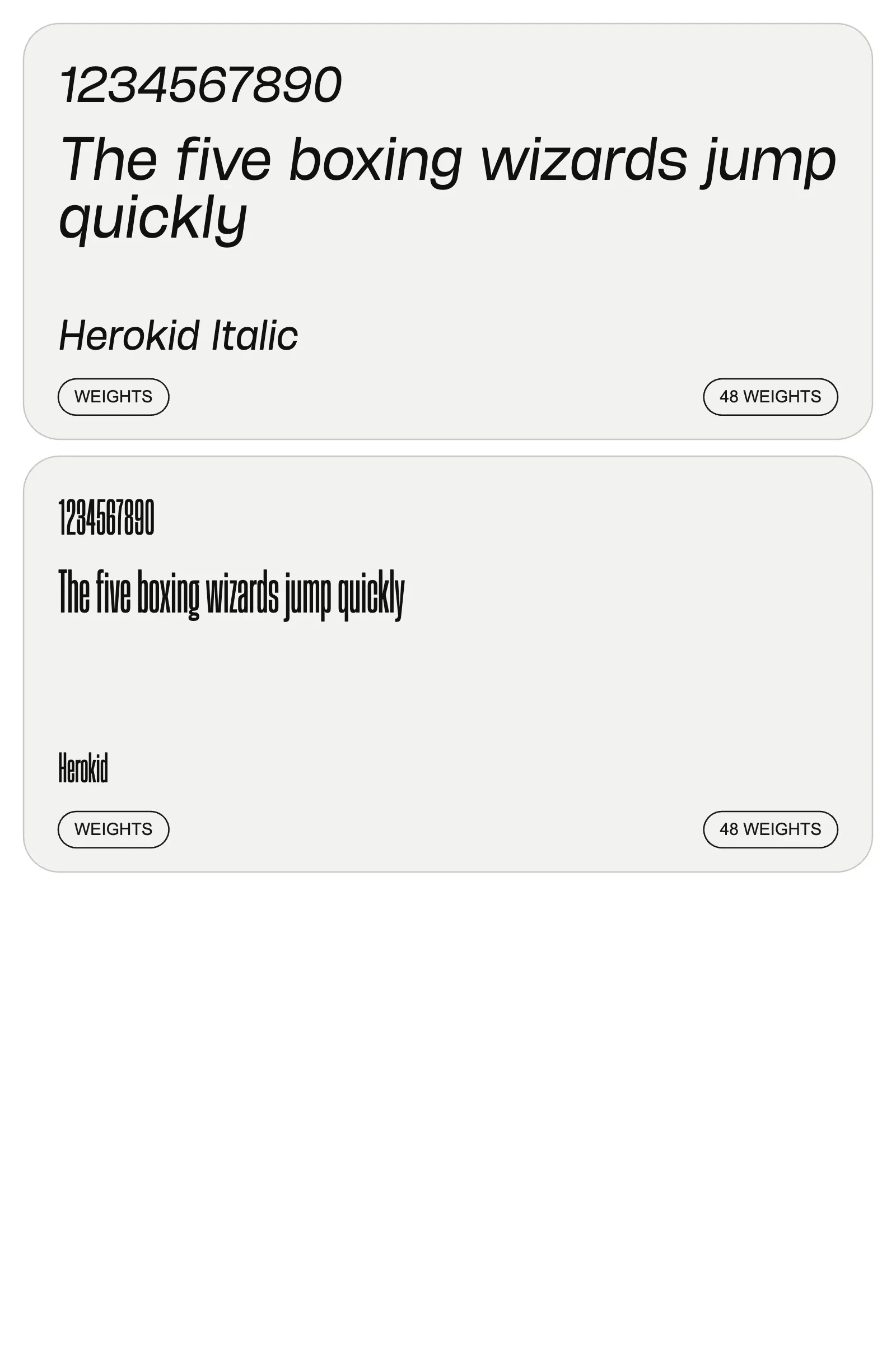 Groteske sans-serif English font font preview 01