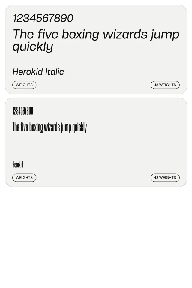Groteske sans-serif English font font preview 01