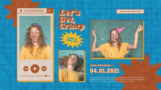 11 American retro promotional party posters &mdash; preview 11