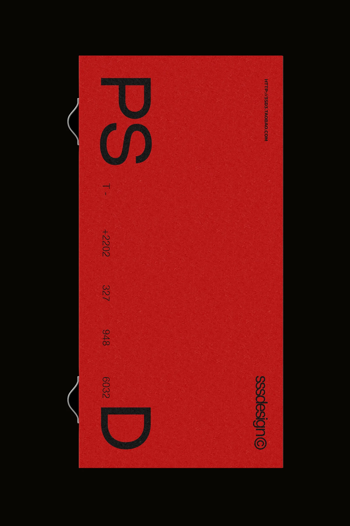 Red minimalist luxury premium office brand VI set &mdash; preview 4