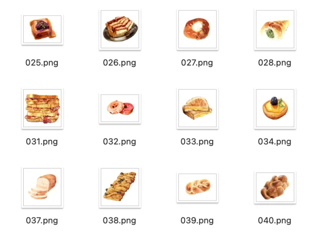 167 Png bakery bread transparent asset preview 3