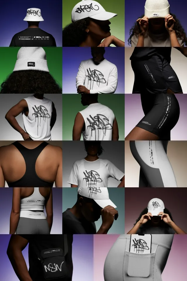 Sporty model clothing preview 04