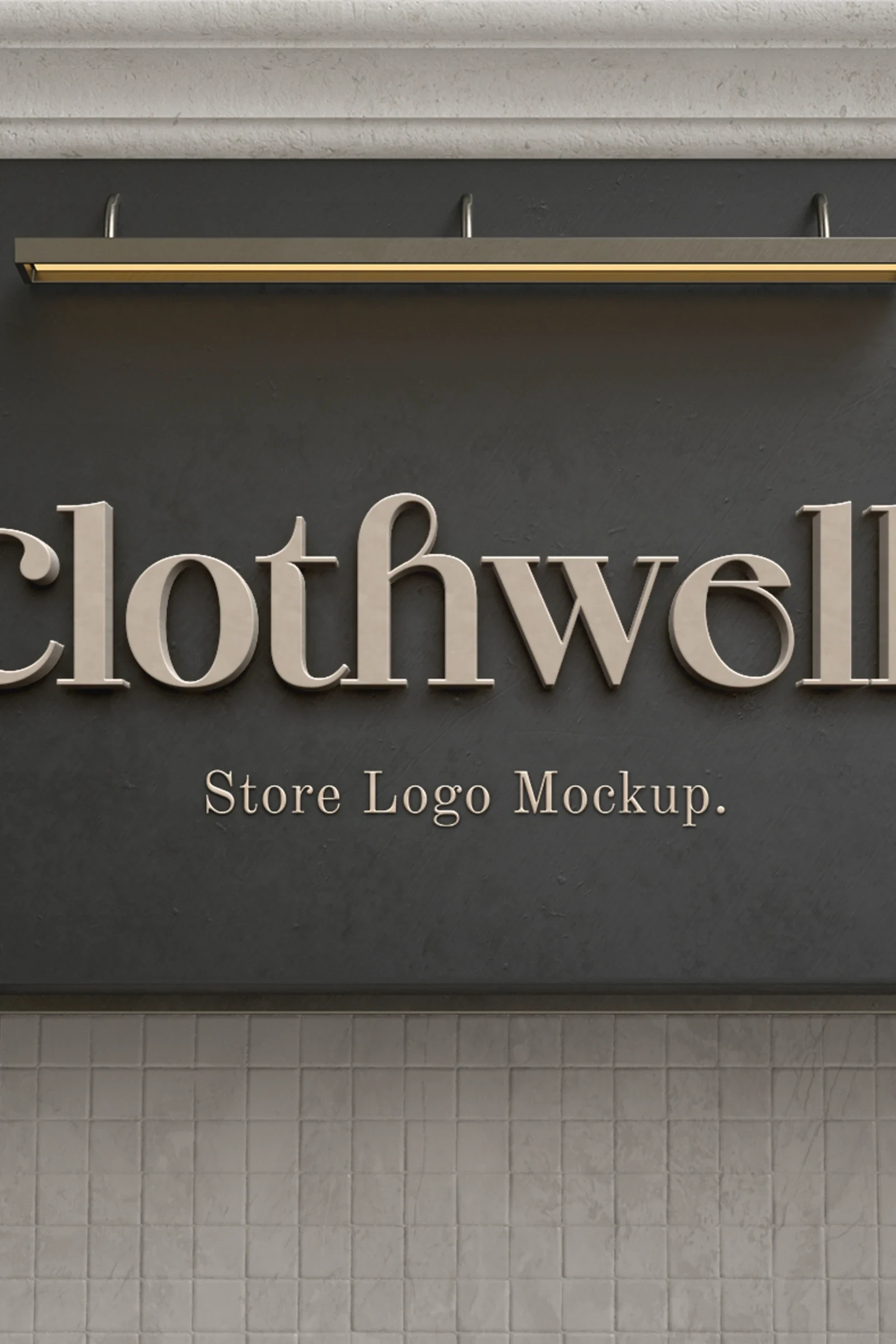 30 Style modern storefront metal signboard preview 02