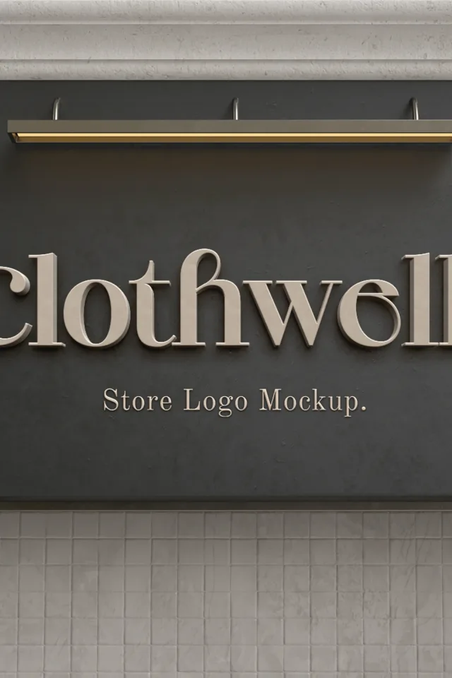 30 Style modern storefront metal signboard preview 02