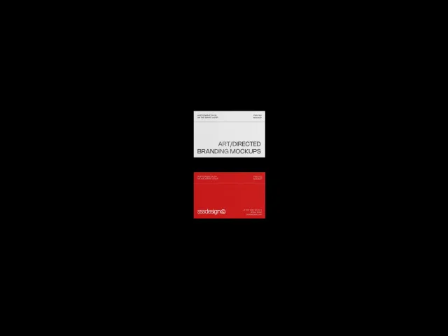 Red minimalist luxury premium office brand VI set &mdash; preview 6
