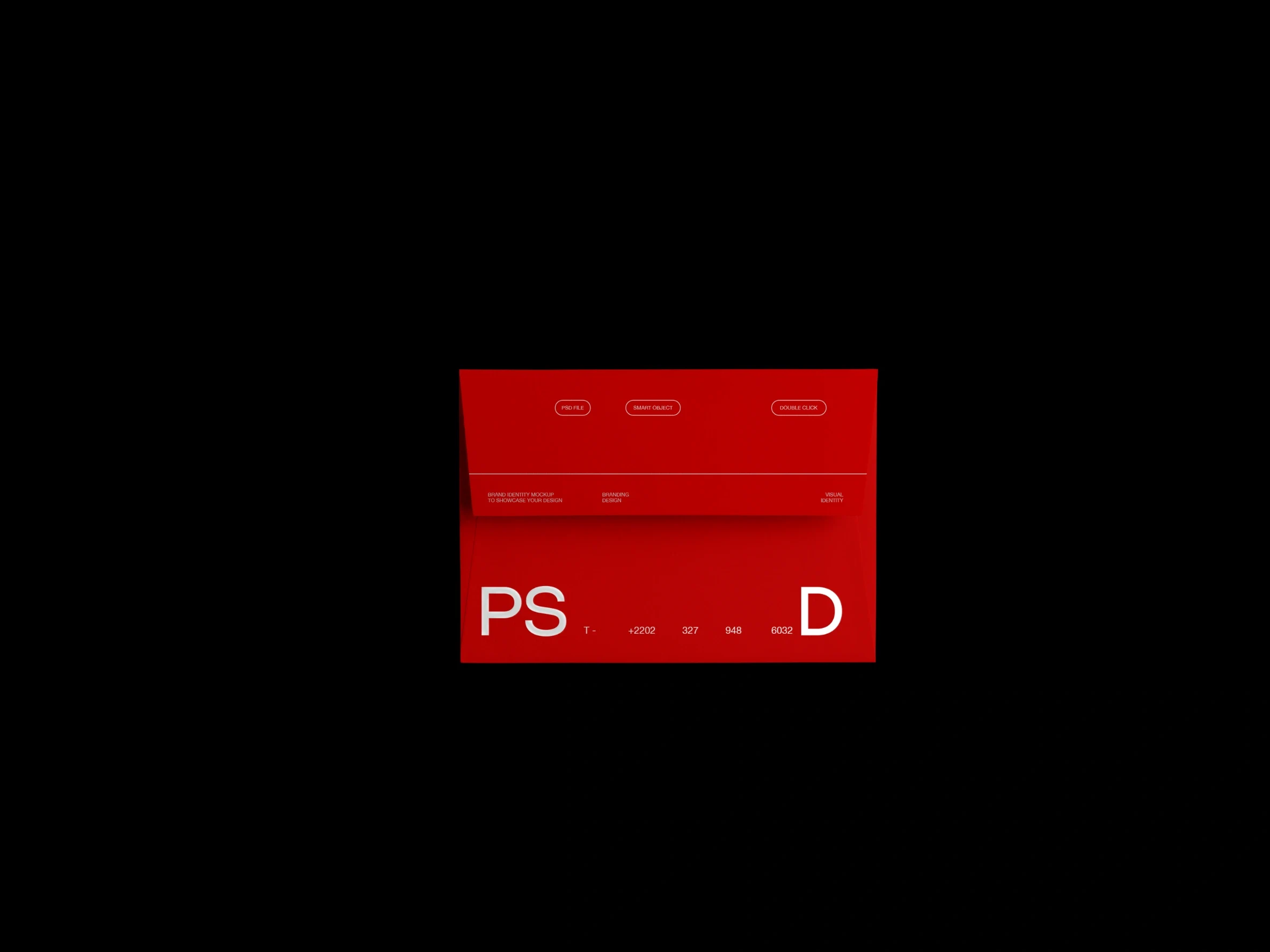 Red minimalist luxury premium office brand VI set &mdash; preview 5