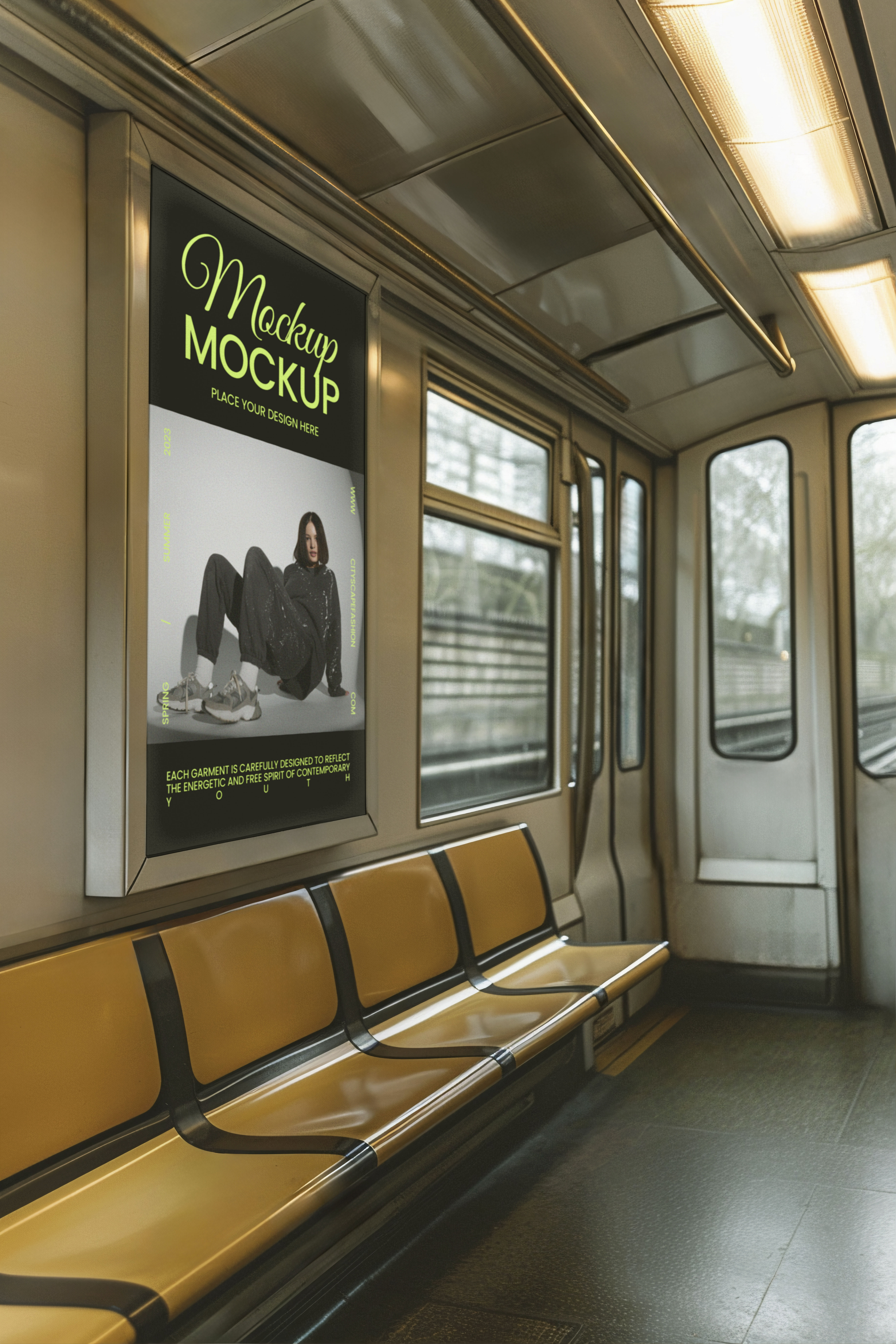 Subway brand advertising board light box promotion