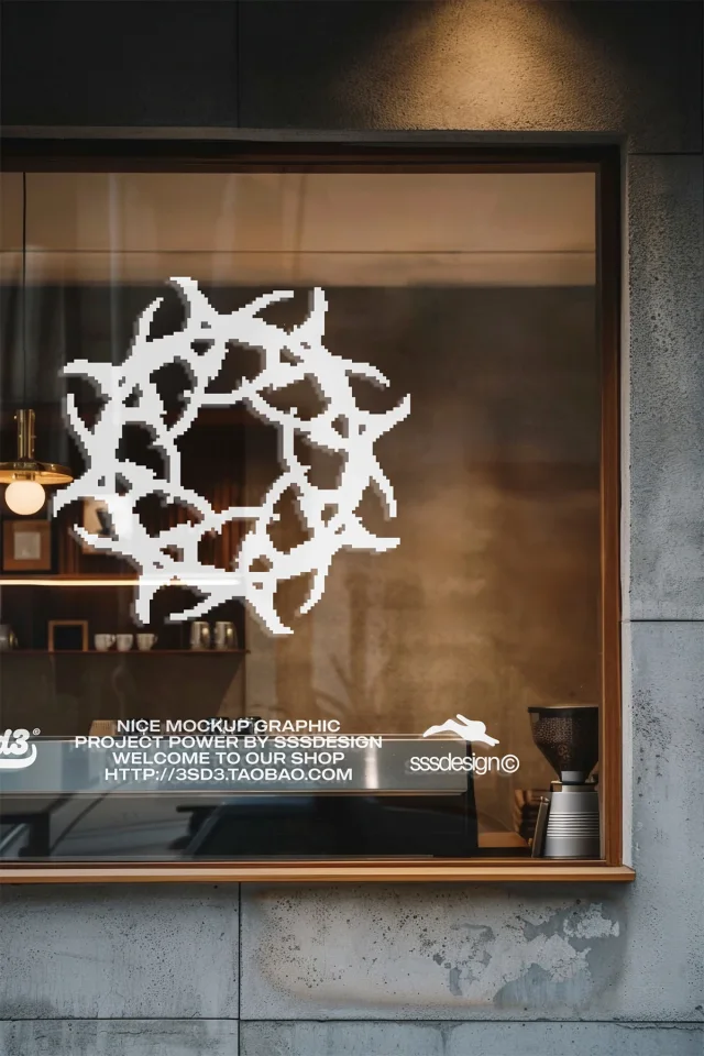 12 Cafe shop Window Storefront &mdash; preview 2