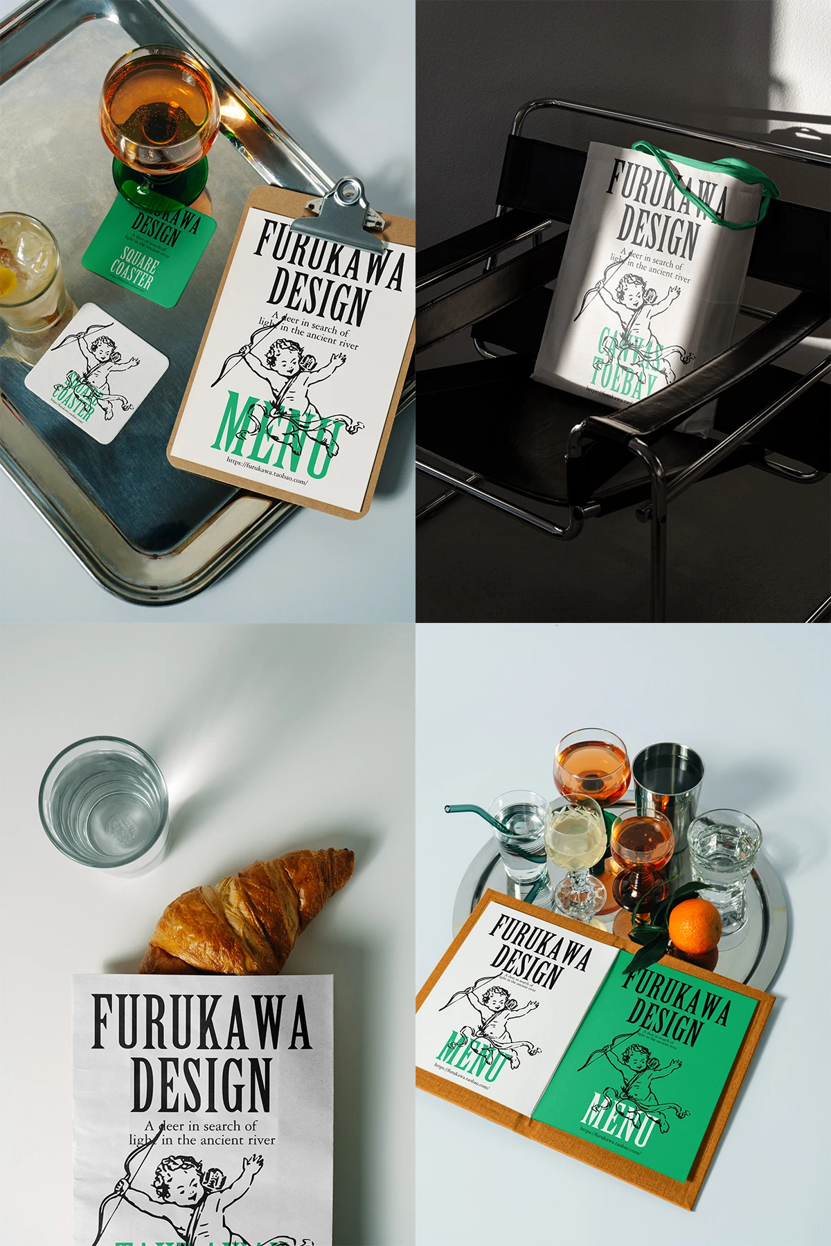 21 Minimalist & trendy restaurant brand display &mdash; preview 7
