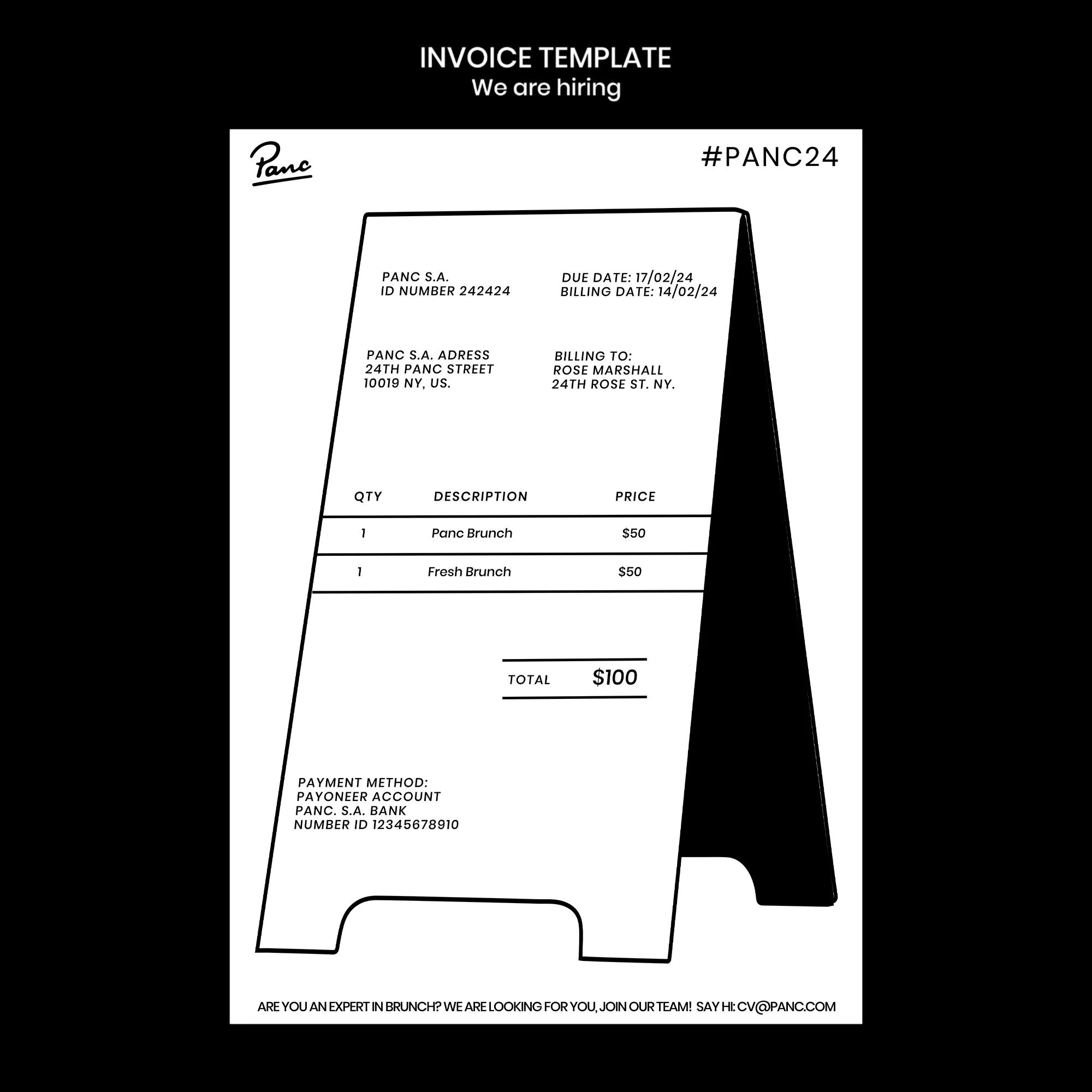 Modern minimalist bakery coffee Template &mdash; preview 3