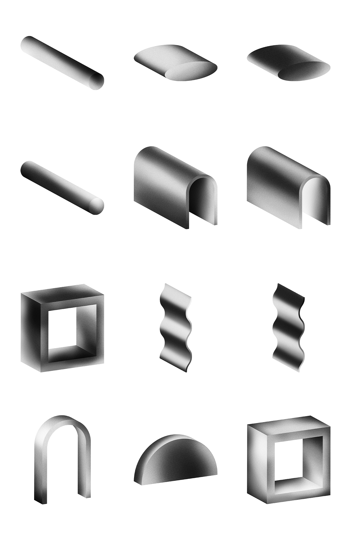 3D Shapes Grain Form preview 5