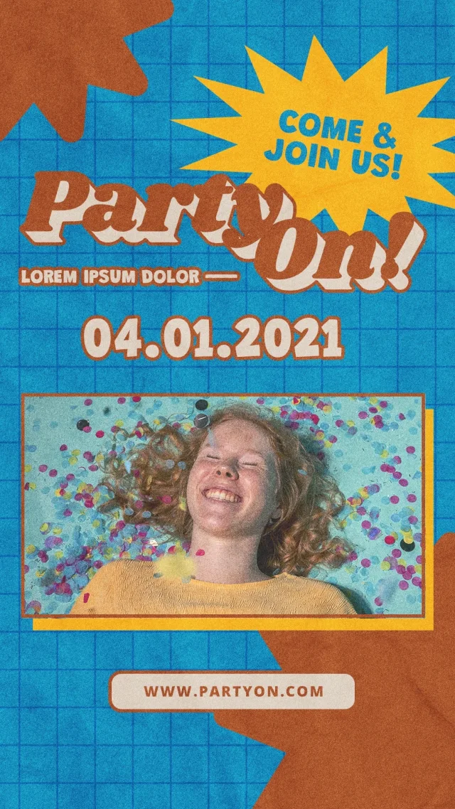 11 American retro promotional party posters &mdash; preview 4