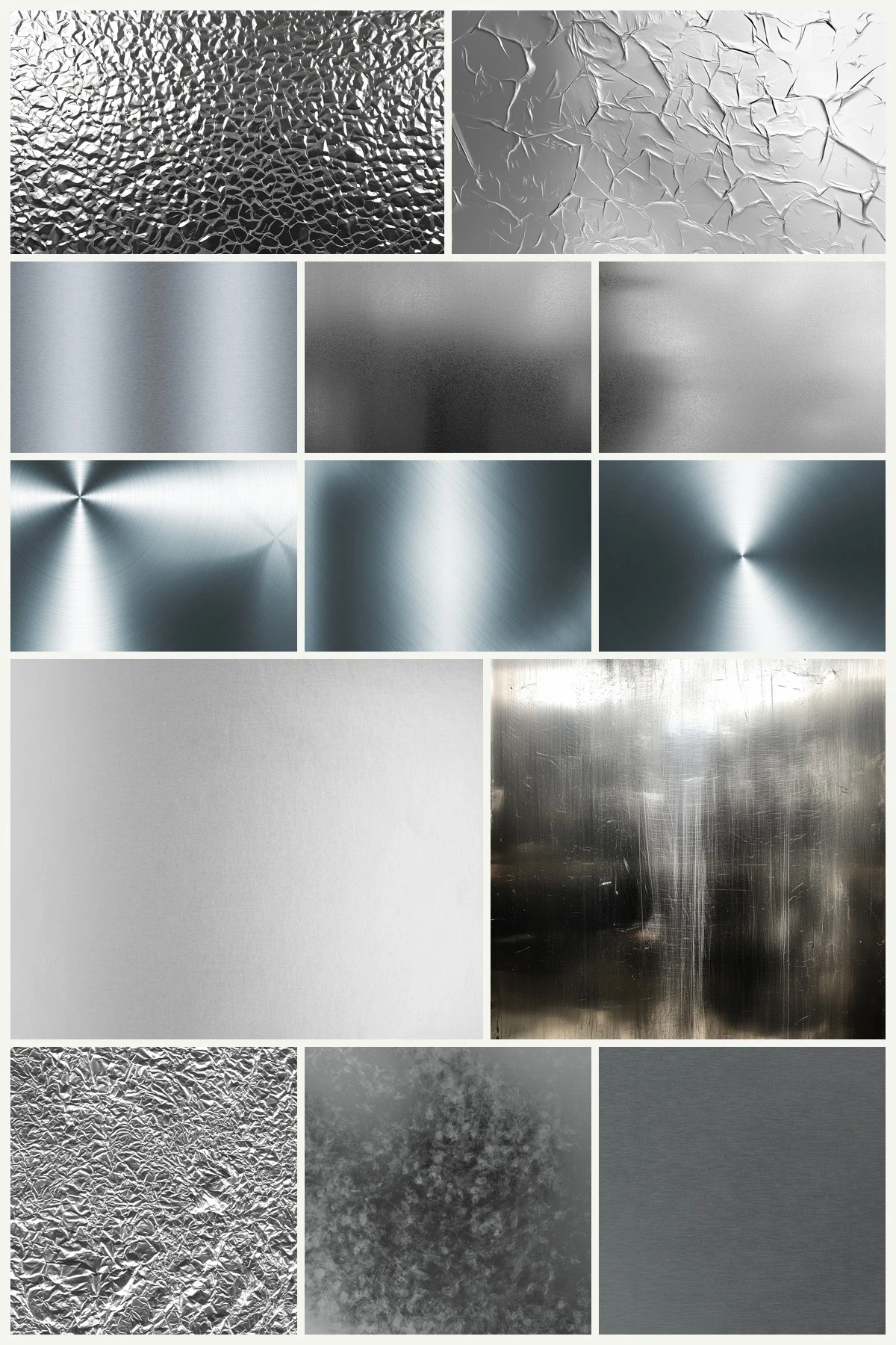 140 Metal Silver Texture Background &mdash; preview 8