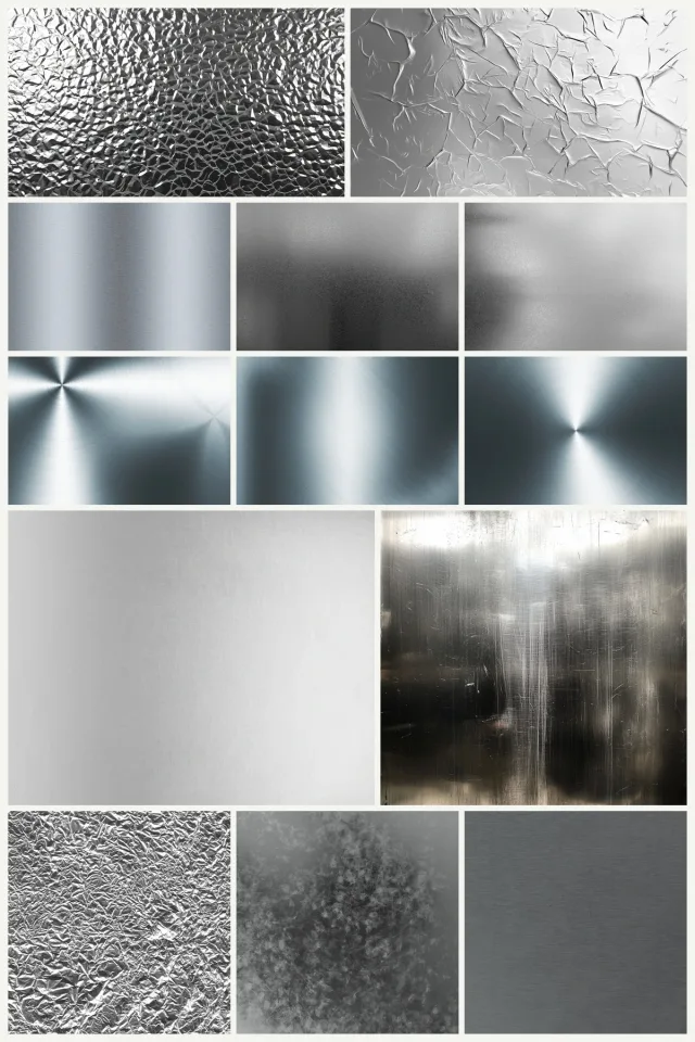 140 Metal Silver Texture Background &mdash; preview 8