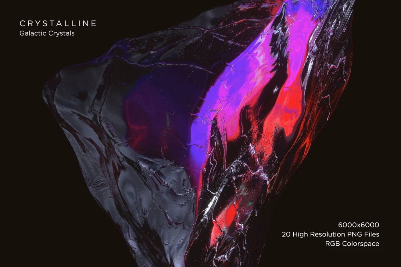 20 Refracted colorful raw stone gemstone preview 2