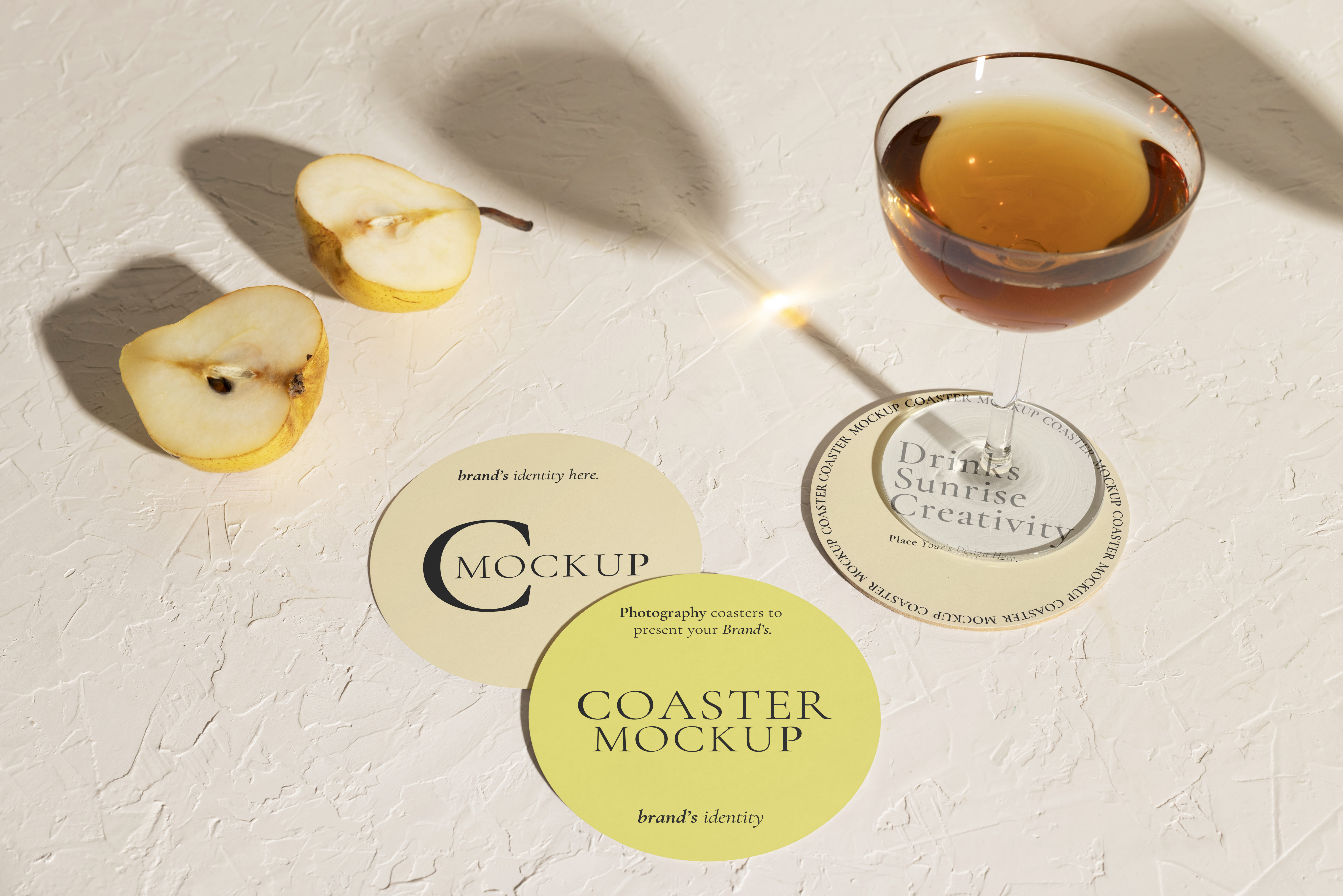 17 Drink Coaster Mockup &mdash; preview 9