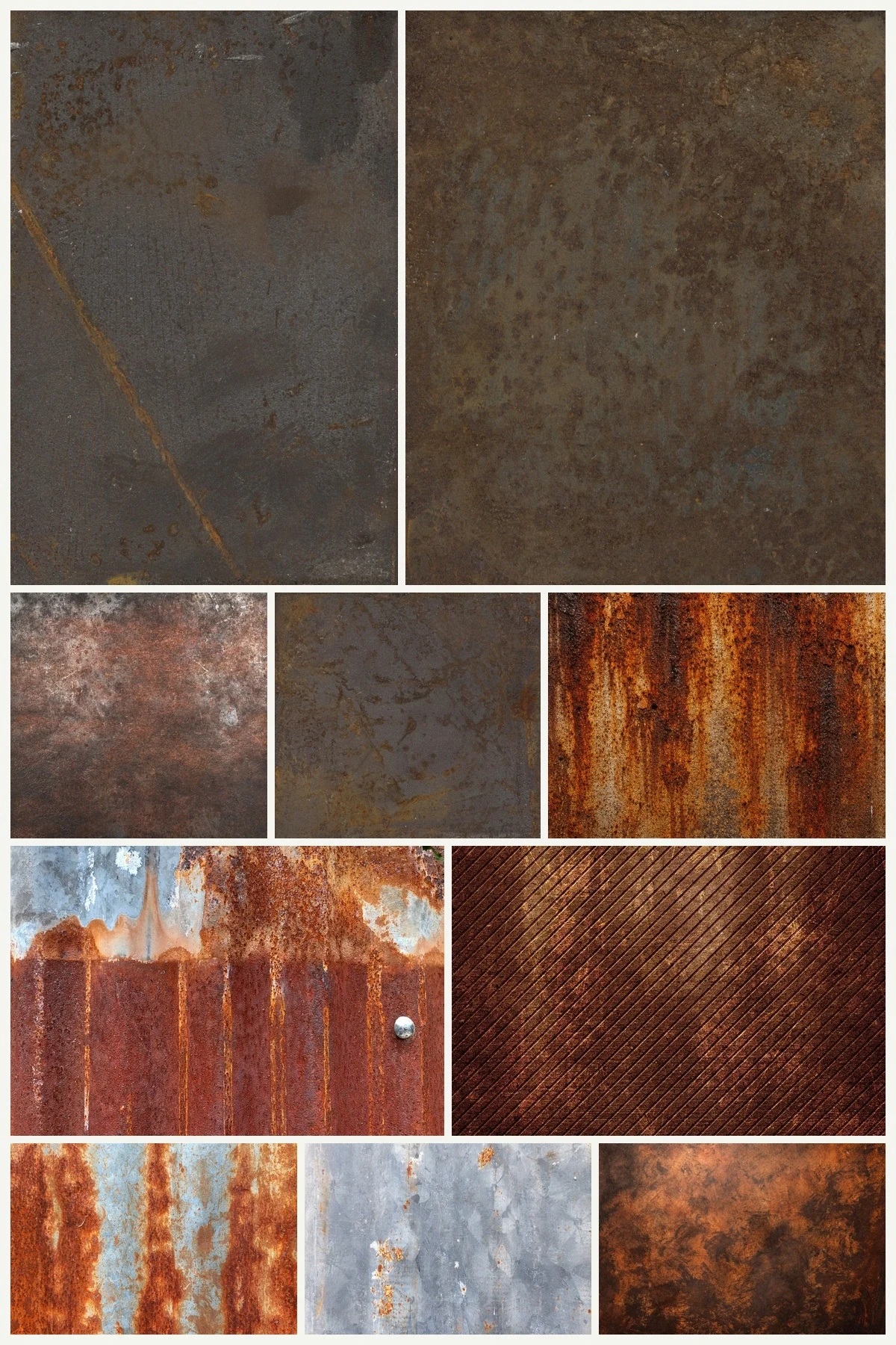 110 Rust metal texture background &mdash; preview 4