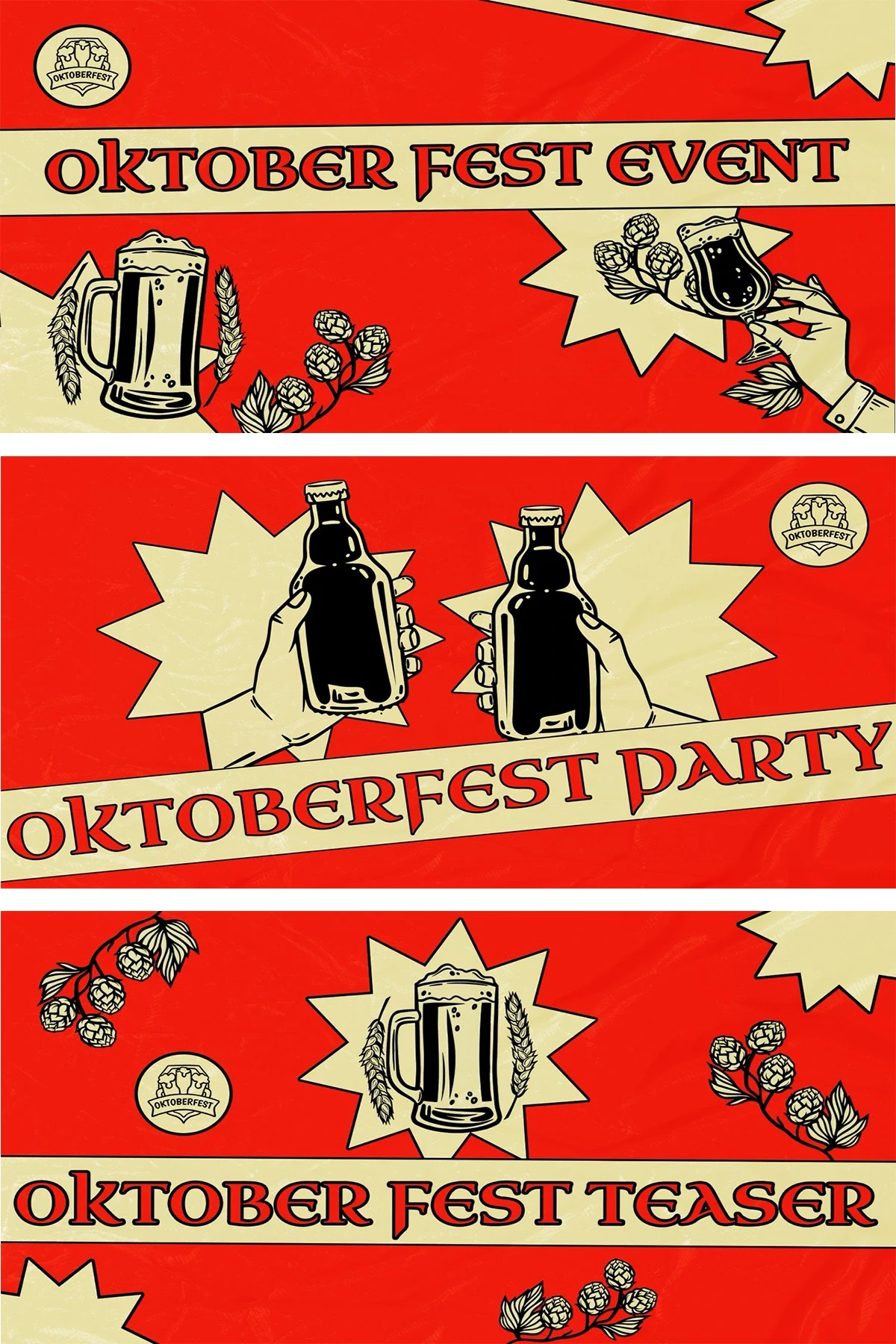 11 Retro-style beer and wine illustration poster &mdash; preview 3