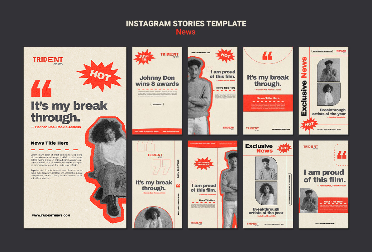 Posters introducing the characters of retro film actors &mdash; preview 9