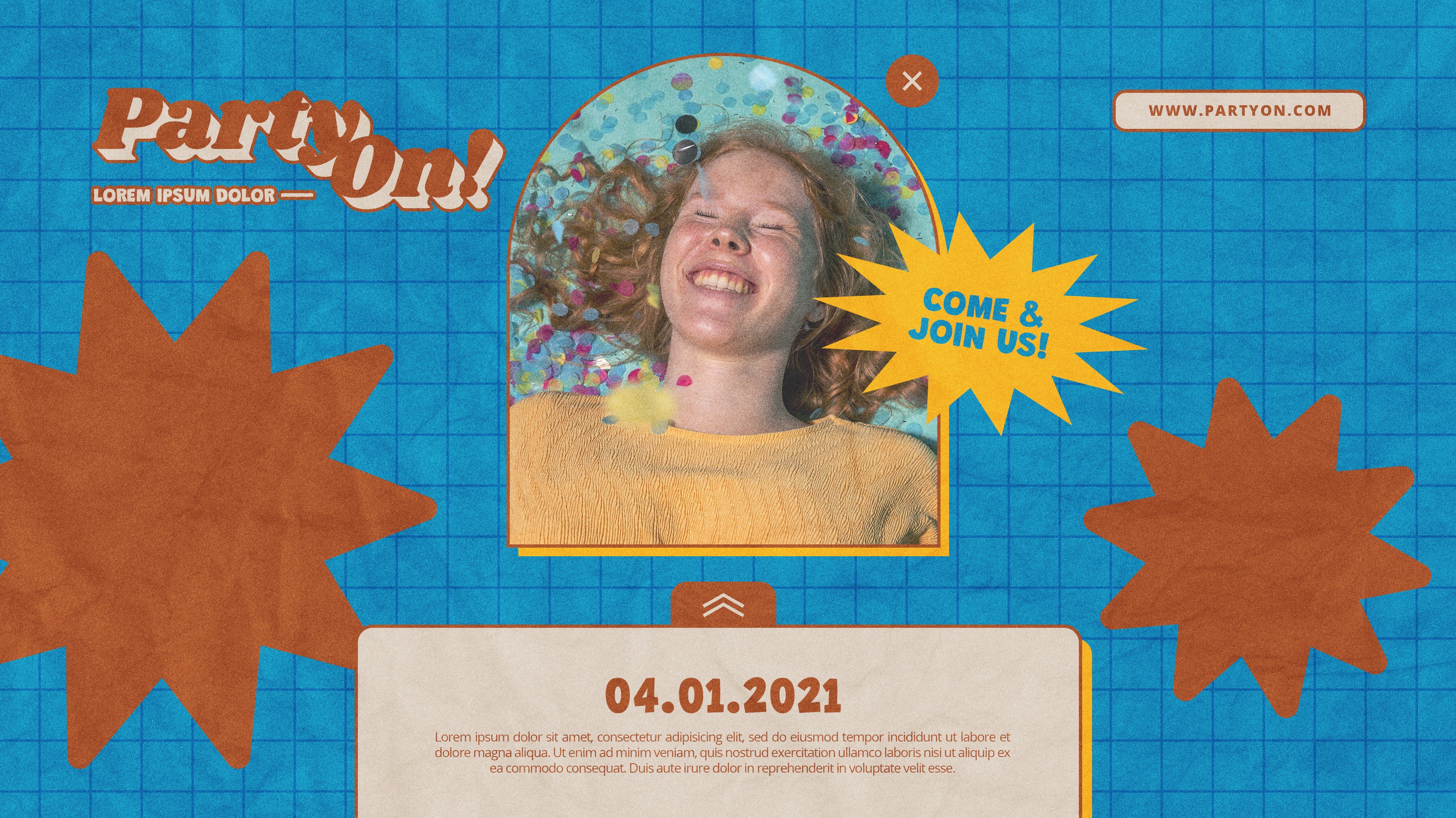 11 American retro promotional party posters &mdash; preview 6