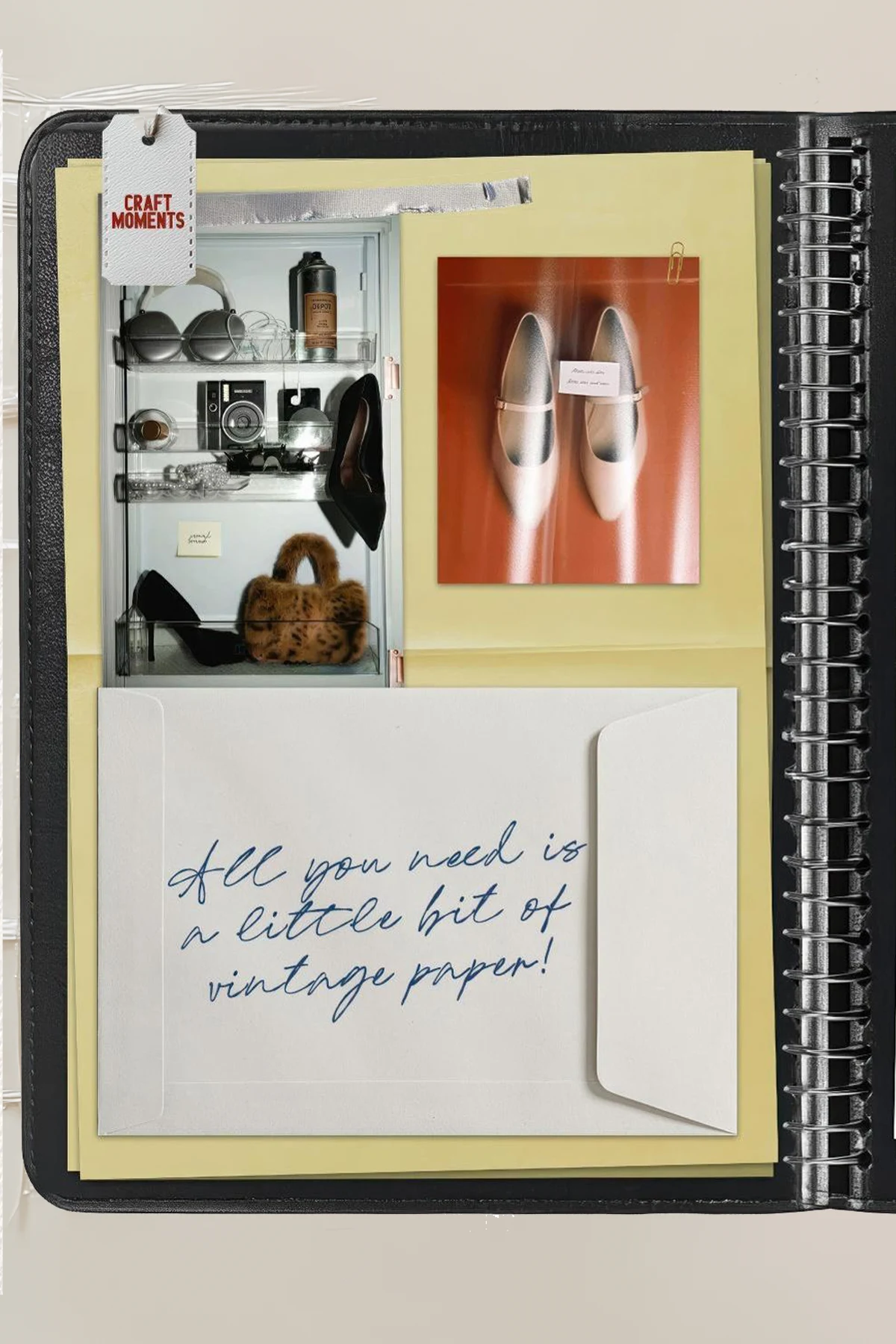 Retro sticky note paper elements &mdash; preview 2