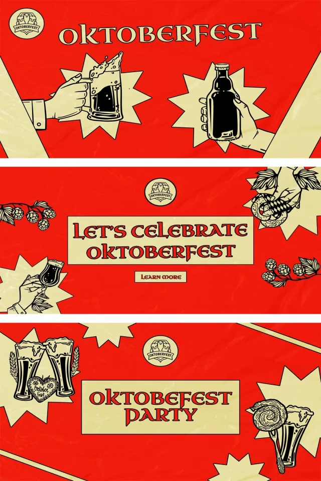 11 Retro-style beer and wine illustration poster &mdash; preview 4