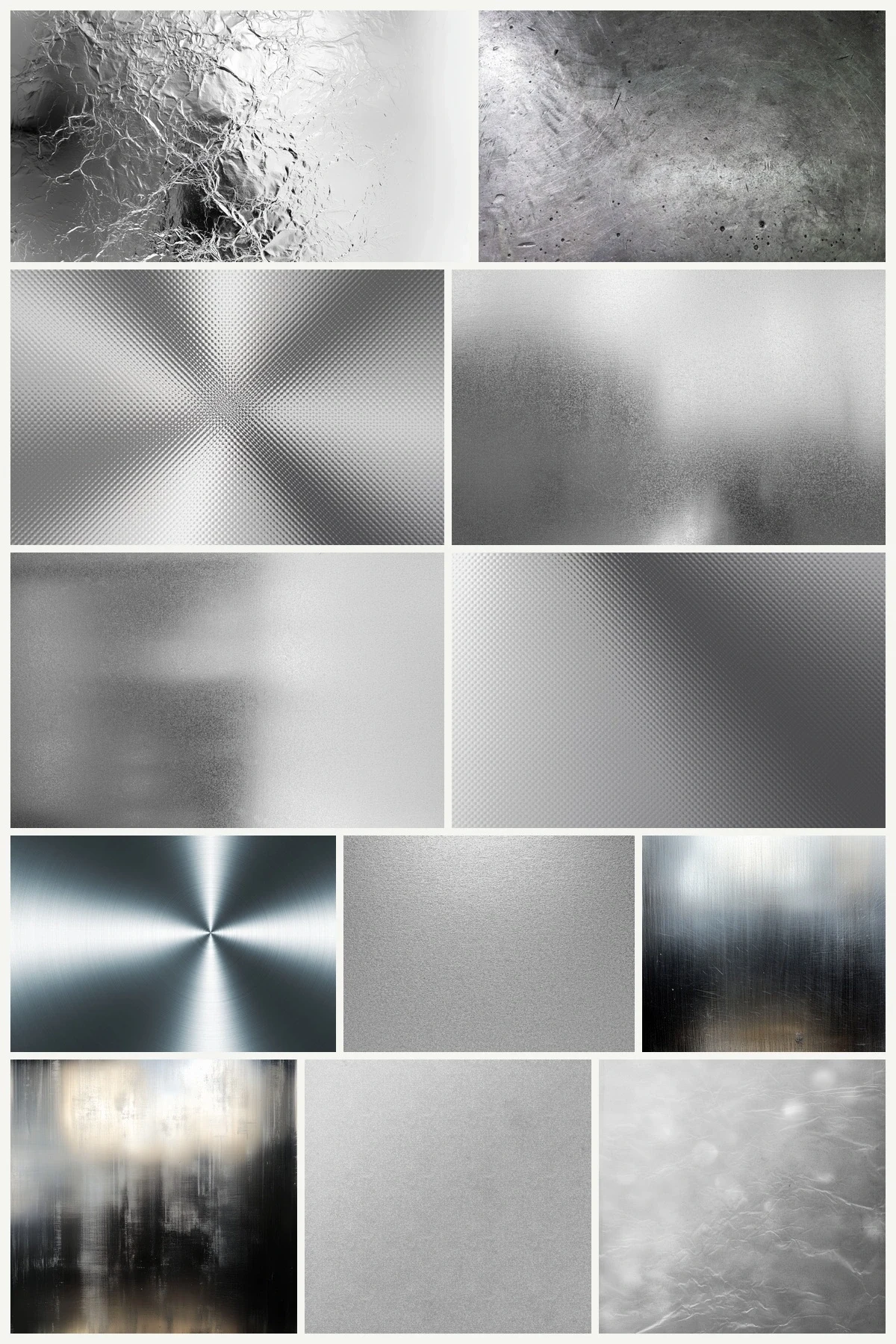 140 Metal Silver Texture Background &mdash; preview 2