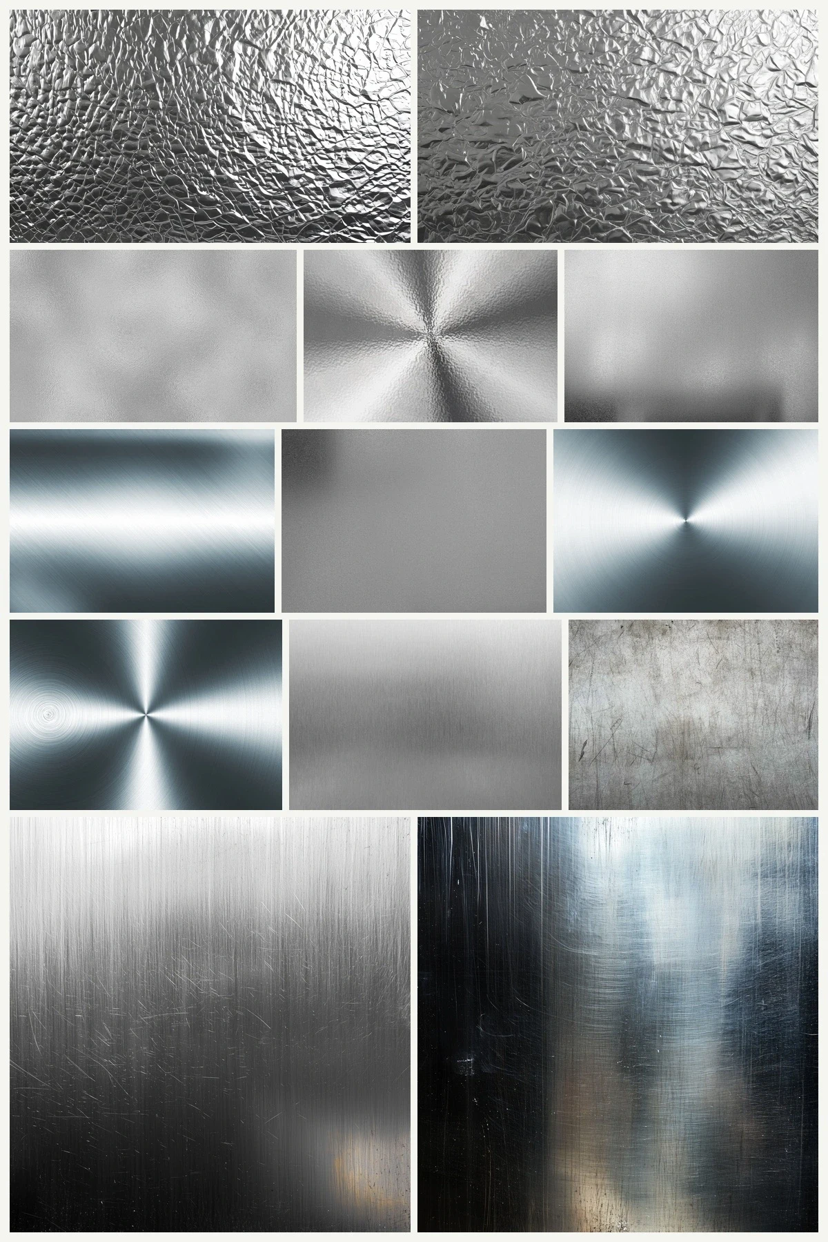 140 Metal Silver Texture Background &mdash; preview 5