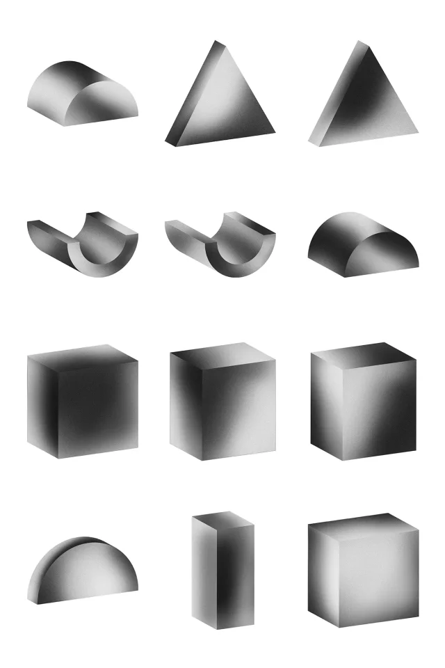 3D Shapes Grain Form preview 6