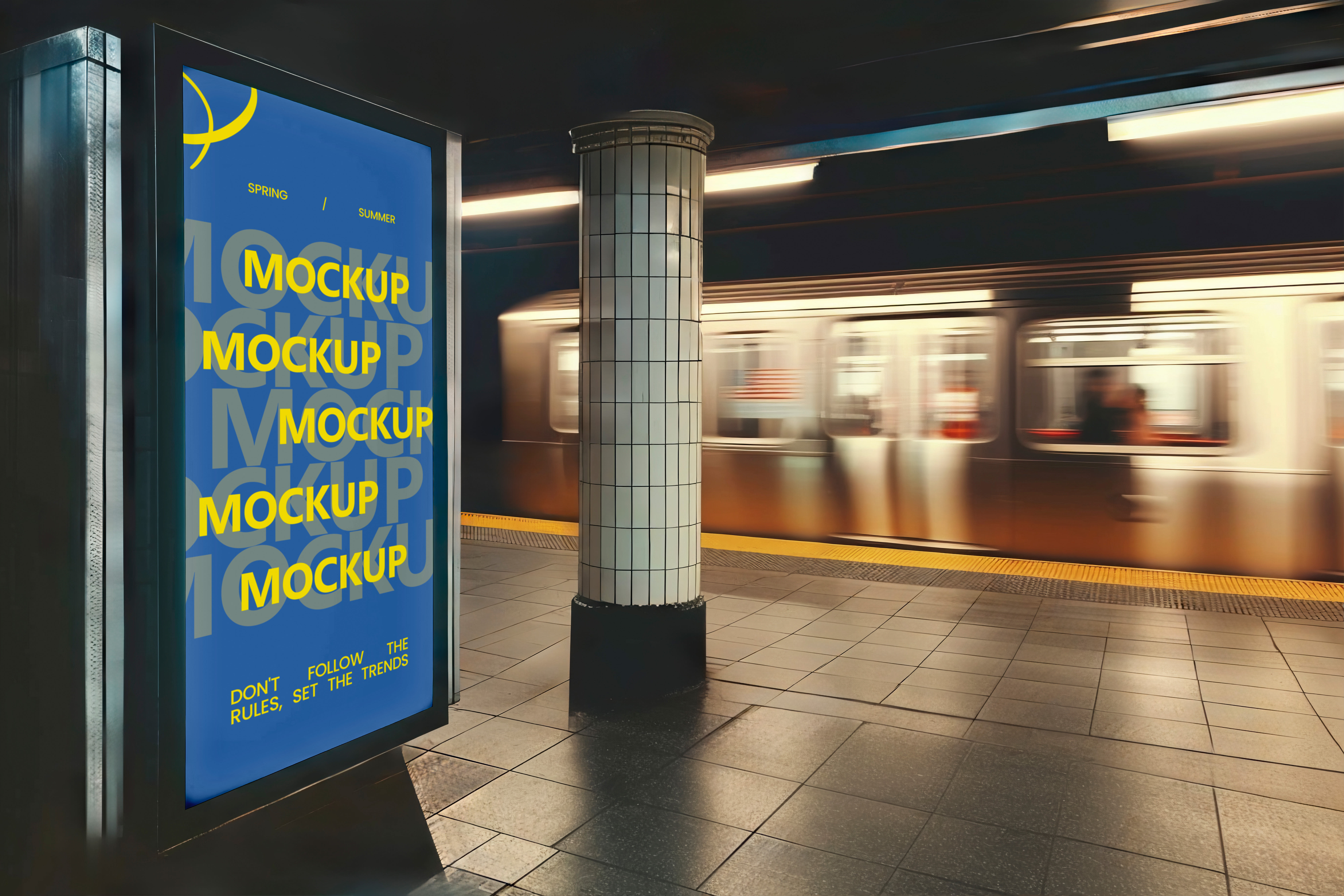 Subway brand advertising board light box promotion &mdash; preview 5