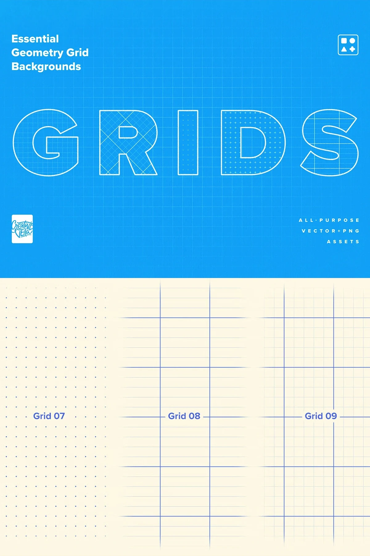 Grid background pattern