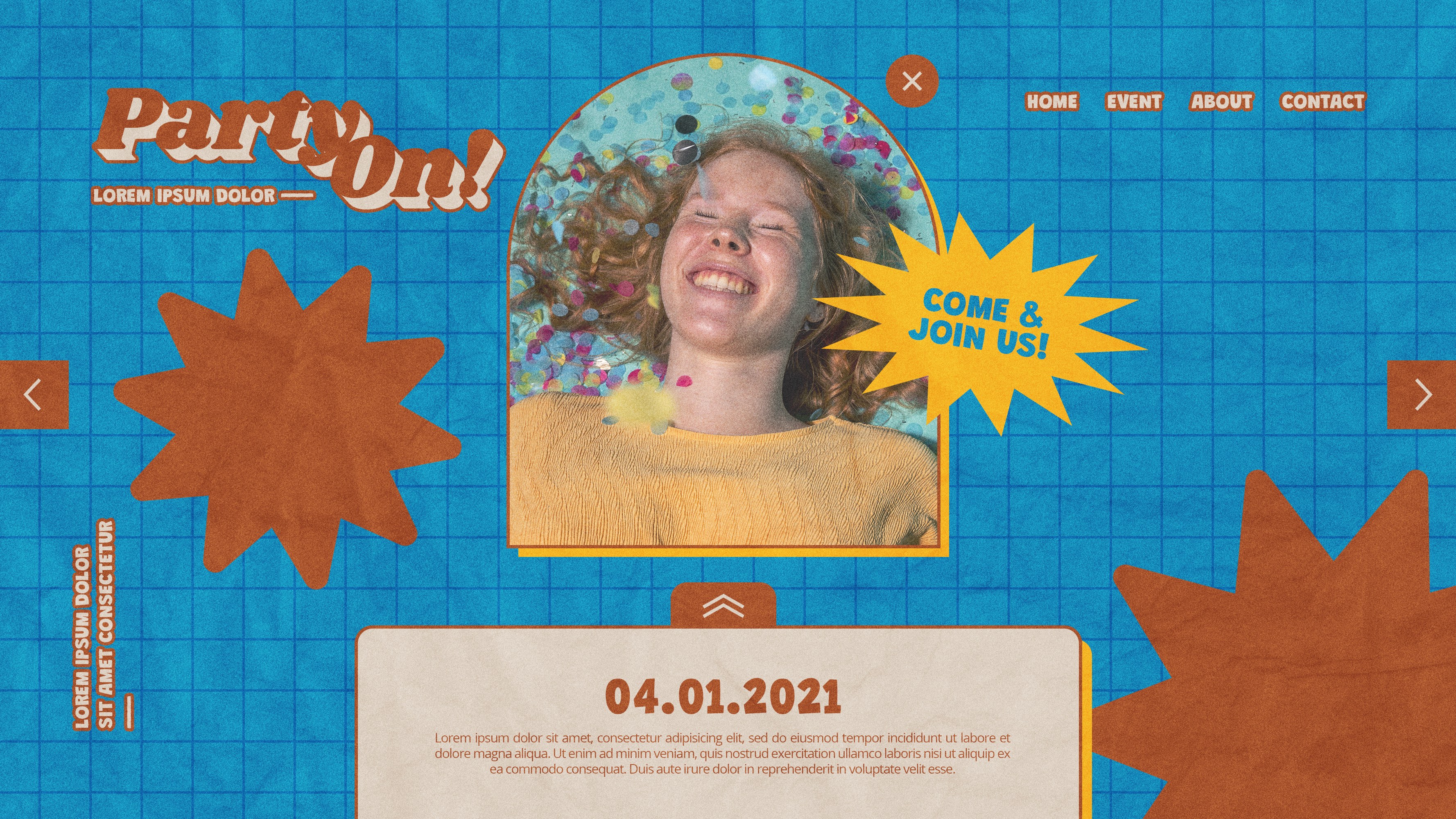 11 American retro promotional party posters &mdash; preview 9