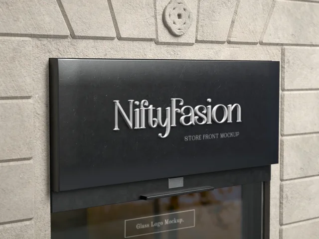 30 Style modern storefront metal signboard preview 3