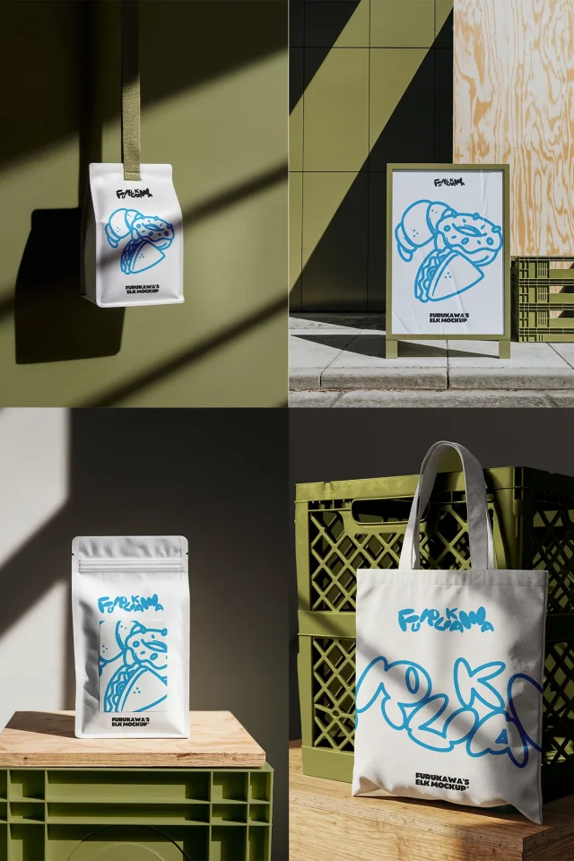 Outdoor camping sports brand Mockup &mdash; preview 2