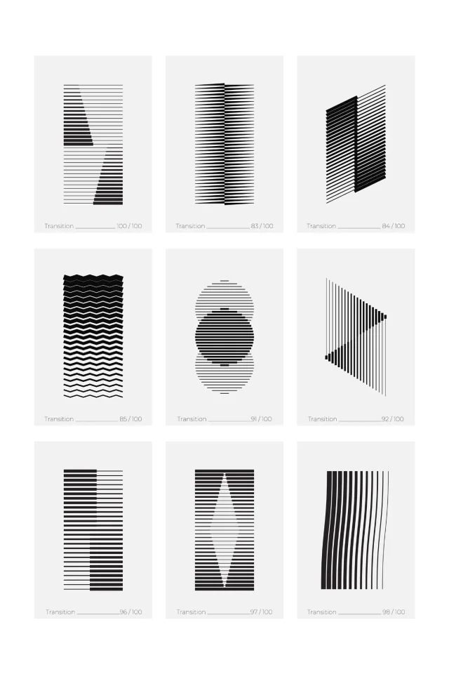 99 Geometric line vector graphics preview 2