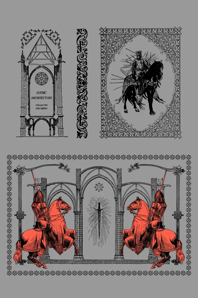 Medieval knight Decoration Pack &mdash; preview 3