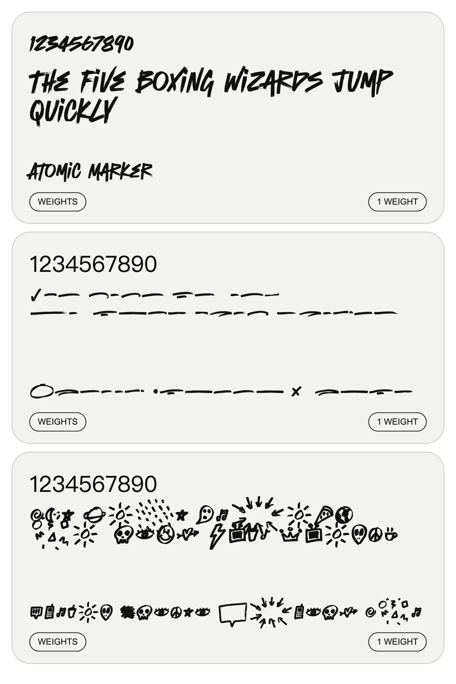 Graffiti marker pen fonts
