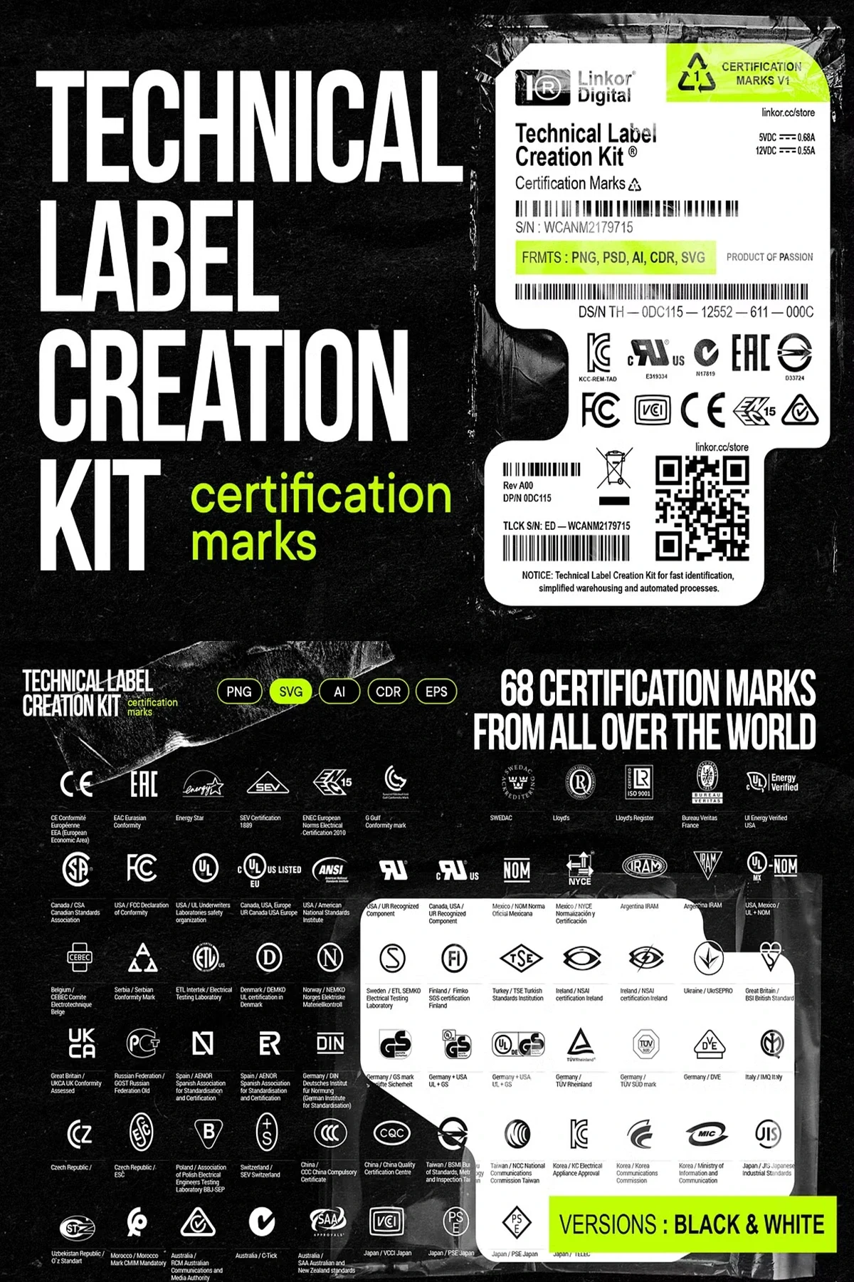 AI template for label layout