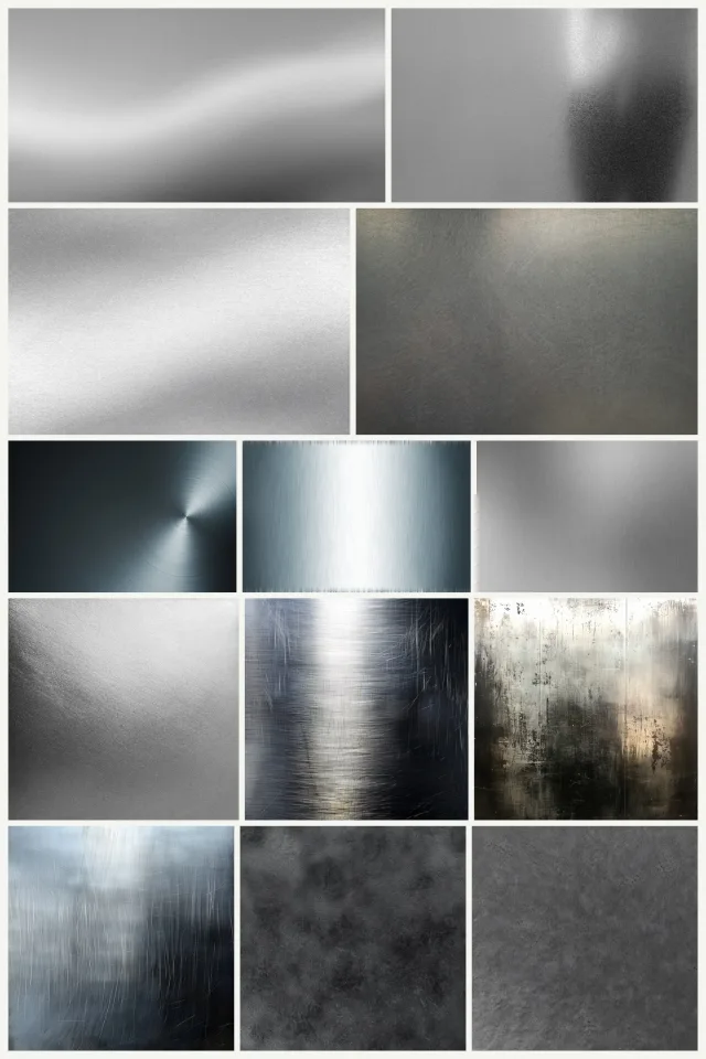 140 Metal Silver Texture Background &mdash; preview 12