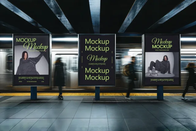 Subway brand advertising board light box promotion &mdash; preview 9