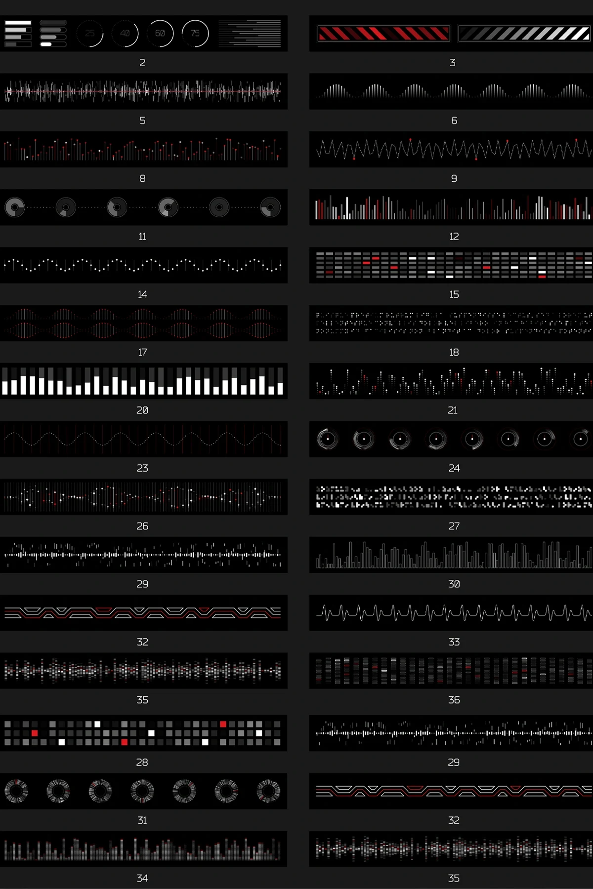 36 Abstract Diagrams and Charts &mdash; preview 2