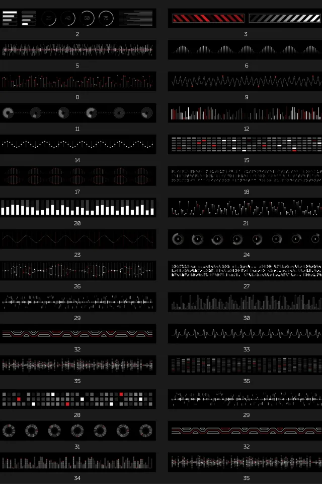 36 Abstract Diagrams and Charts — preview 2