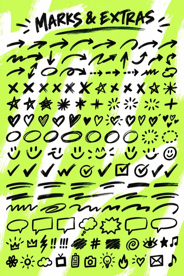 Graffiti marker pen fonts &mdash; preview 2