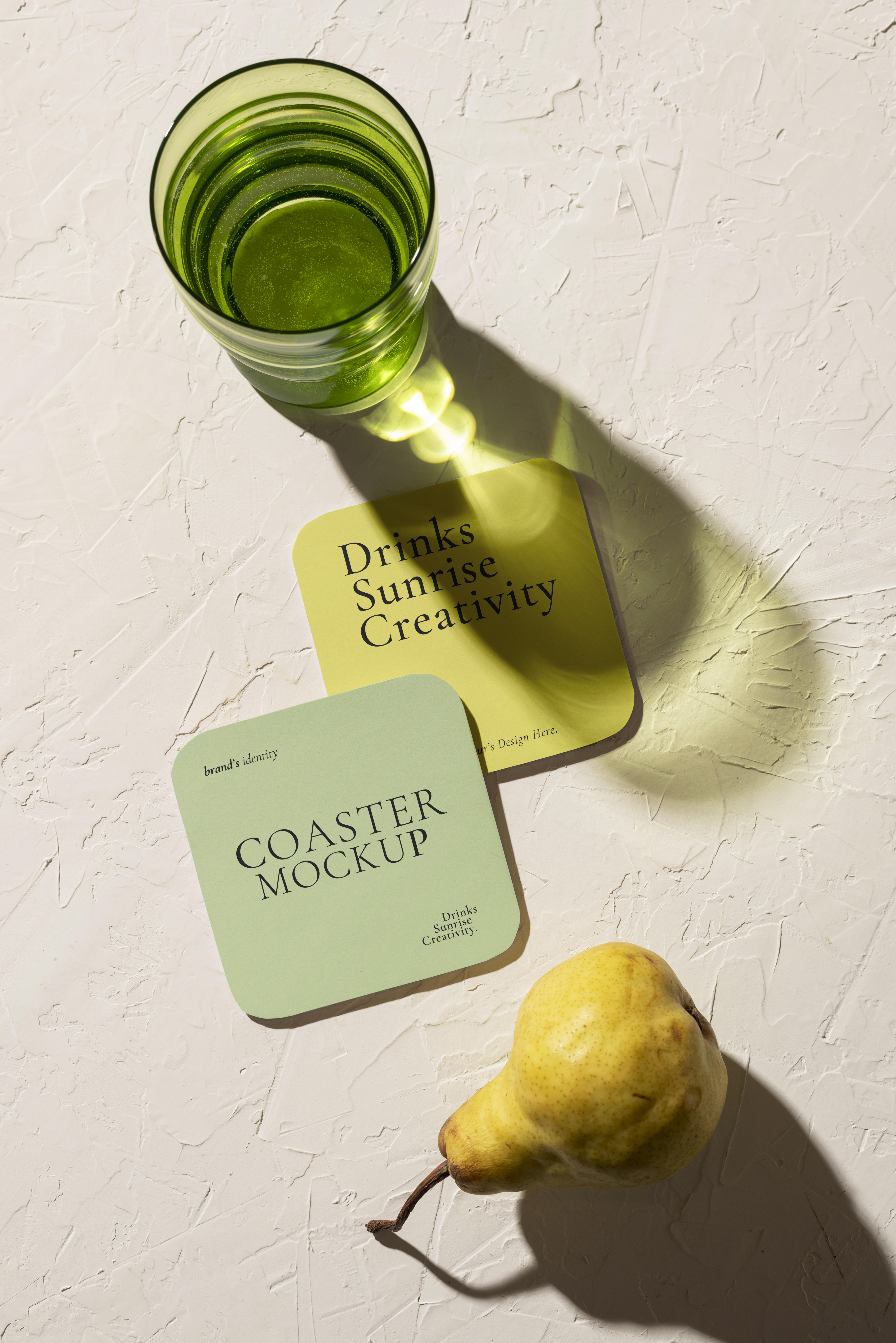 17 Drink Coaster Mockup &mdash; preview 10