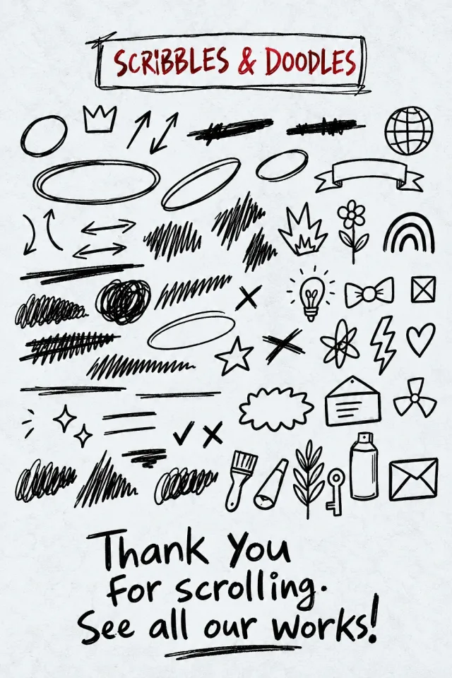 19 Script markers Children's real handwriting &mdash; preview 5
